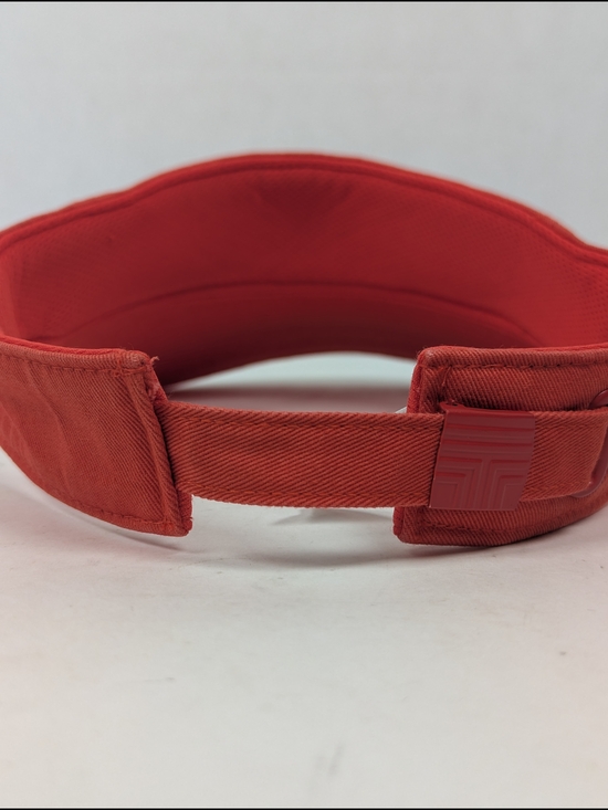 Tory Burch Sport Performance Burnt Orange Red Adjustable Visor Tennis Golf - Picture 6 of 13
